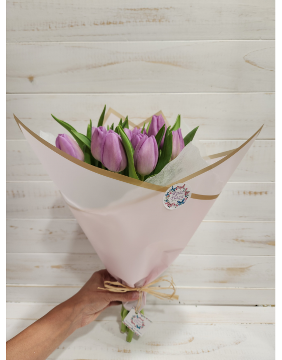 RAMO TULIPANES LILA
