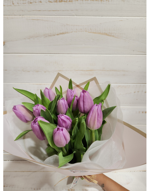 RAMO TULIPANES LILA